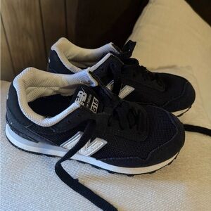 New Balance size 11  Kids' Black and White Sneakers